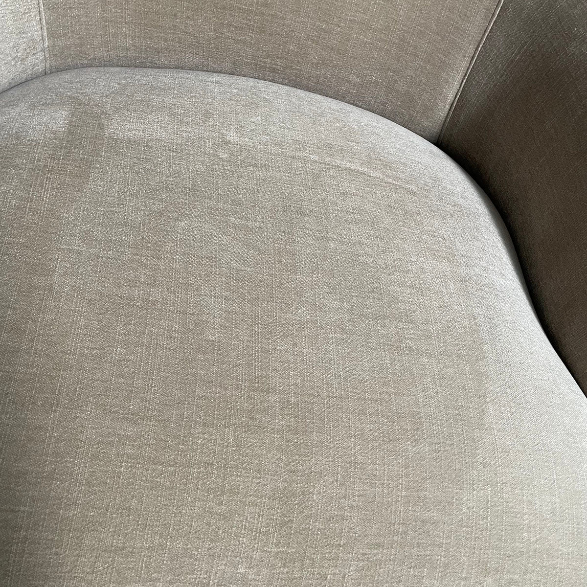 Upholstered Barrel-back Swivel Chair