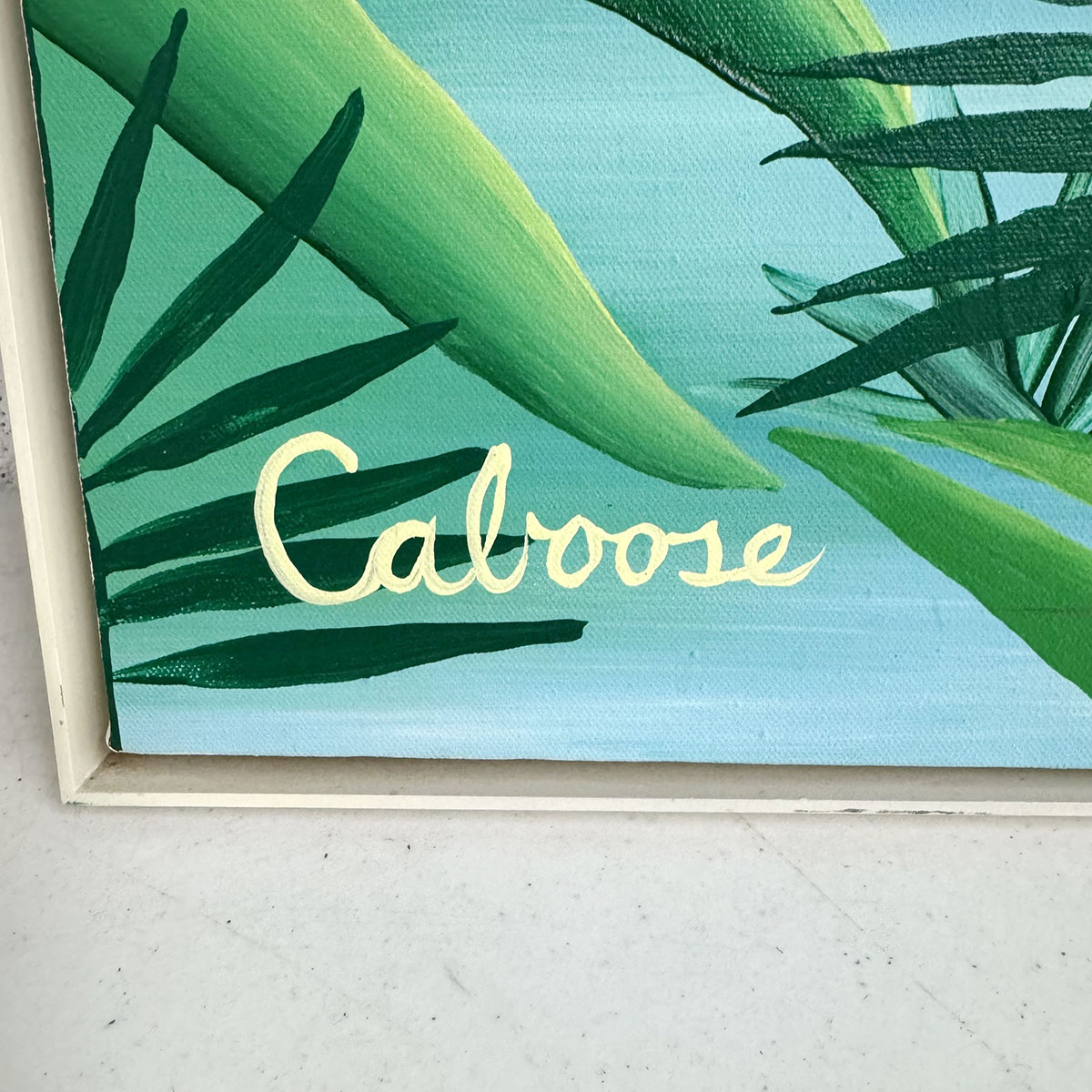 "Tropical Paradise III", Signed