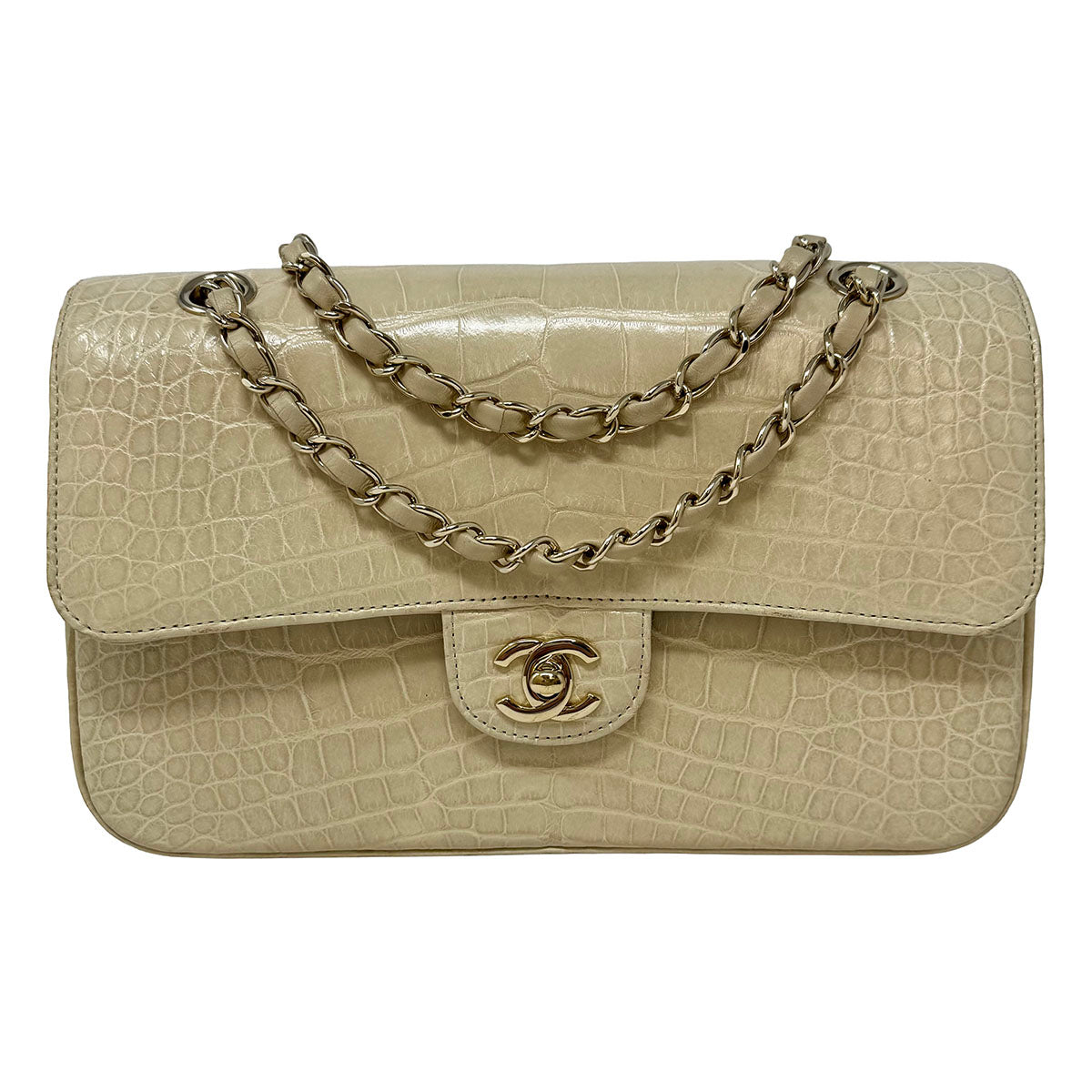 Chanel Medium Alligator Classic Double Flap Bag