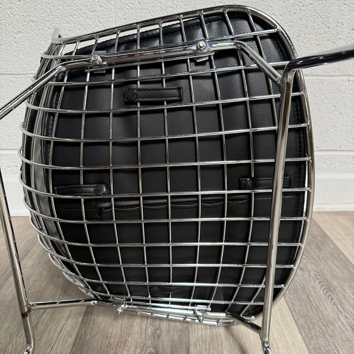 Pair of Bertoia Style Bar Stools