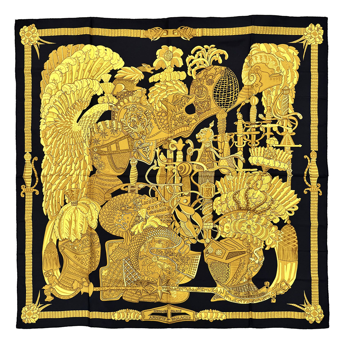 Hermes "Armets en Panache" Scarf