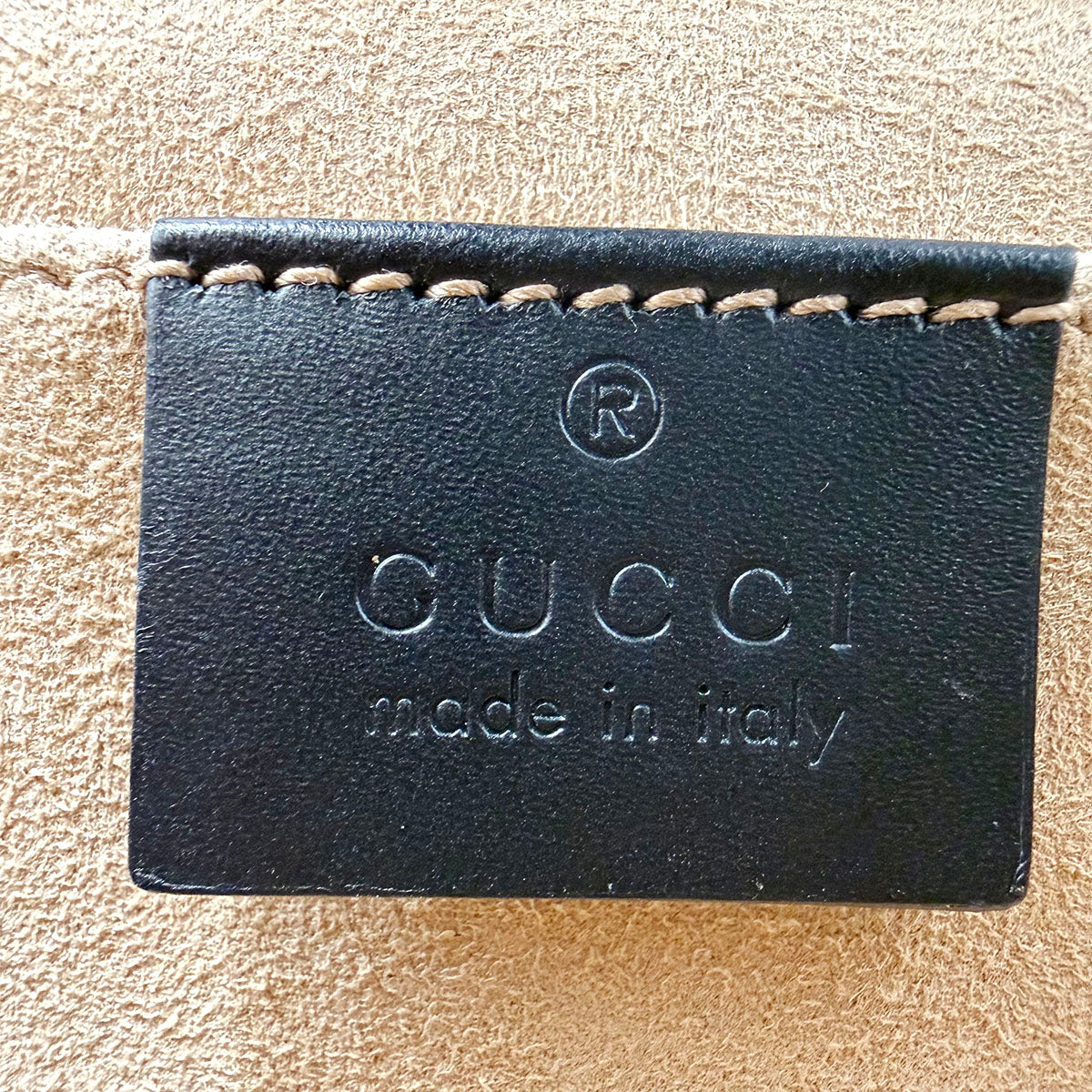 Gucci GG Signature Monogram  Padlock Bag