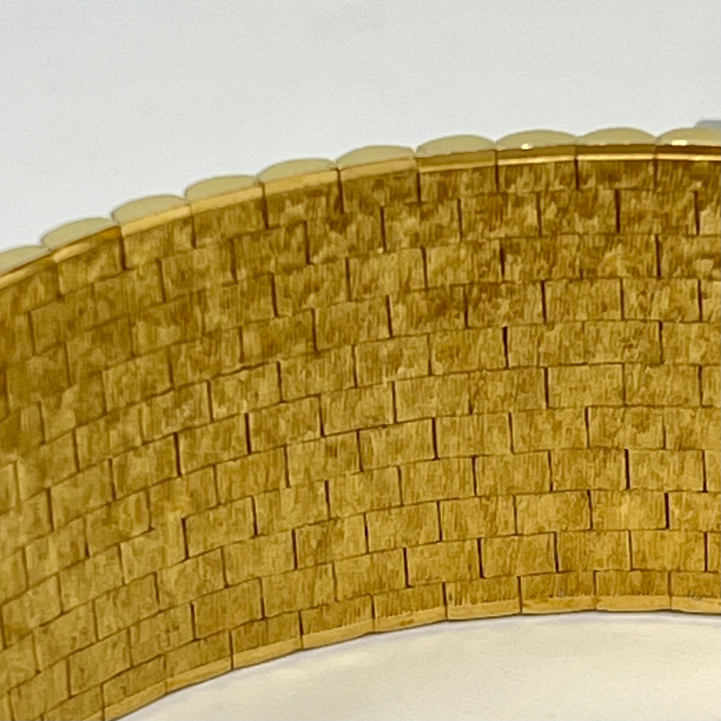 18K Gold Wide Bracelet