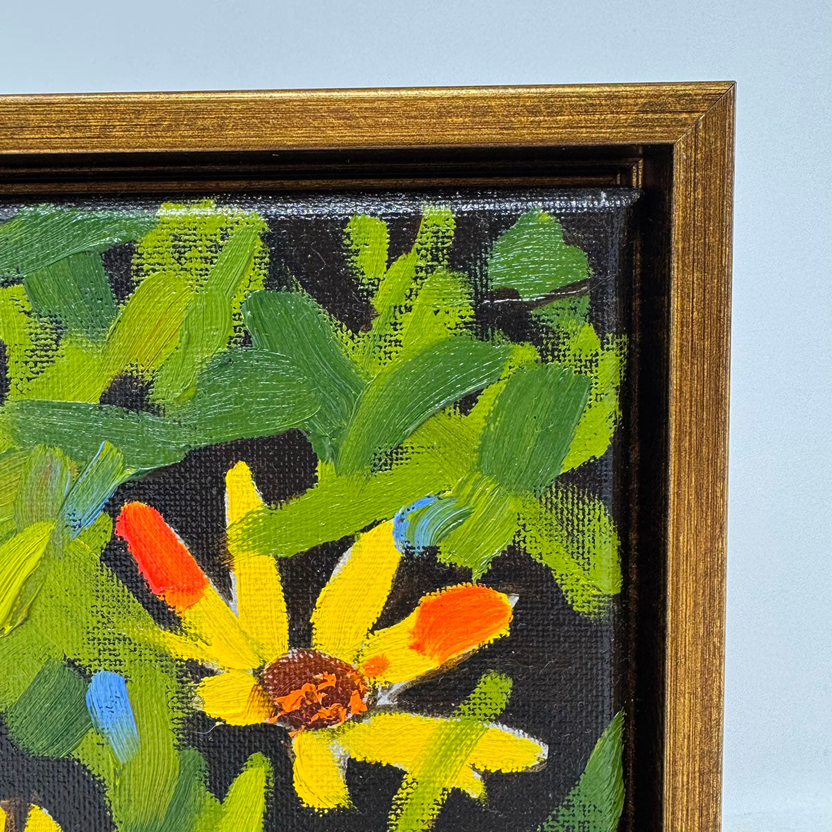 "Yellow Coreopsis" Painting Signed