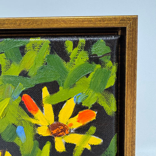 "Yellow Coreopsis" Painting Signed