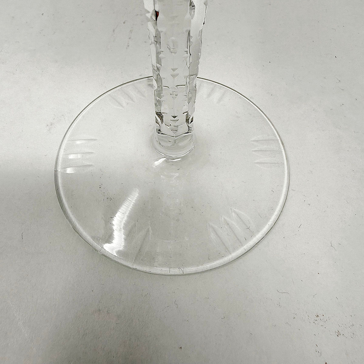 Set of Four Jewel Tone Hock Wine Glasses