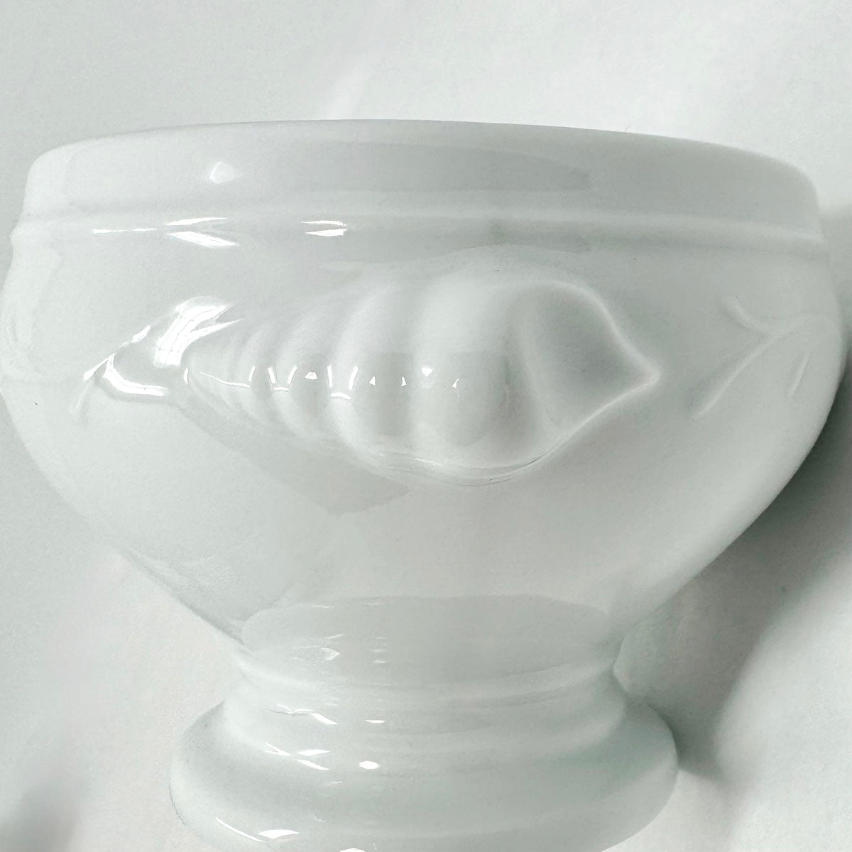 6 PC  Footed Handled Soup Bowls