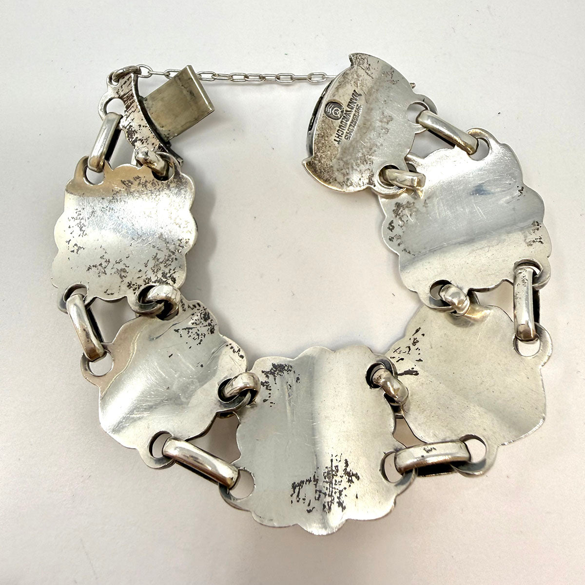 Vintage Floral Link  Bracelet
