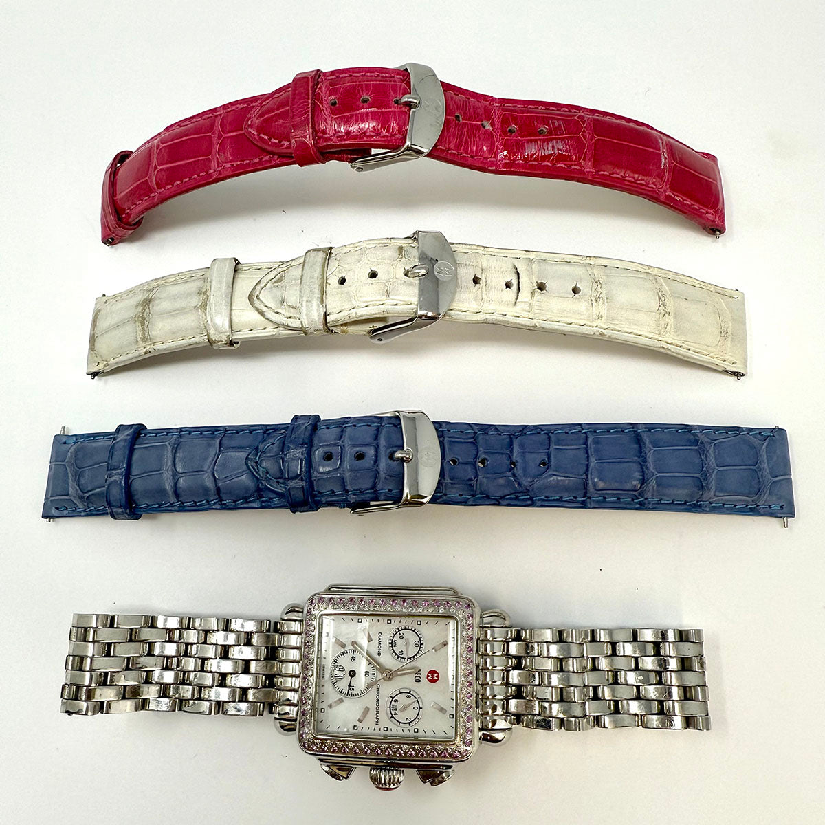 Michele Diamond Chronograph Watch