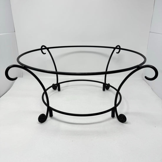 Metal Bowl with Stand