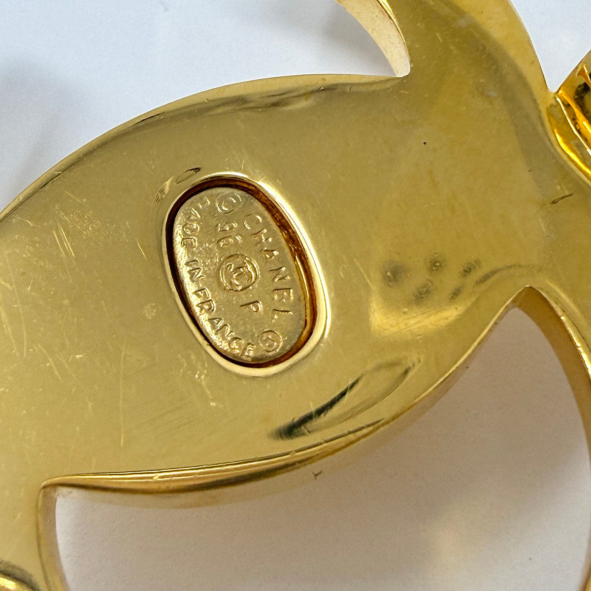 Chanel Vintage Turnlock CC Mark Necklace