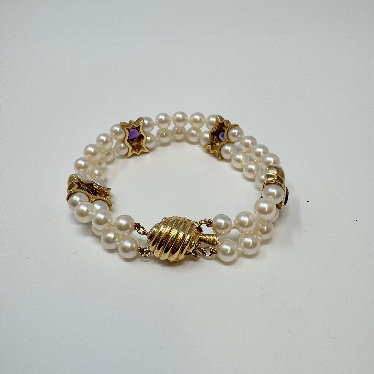 Pearl and Amethyst Bracelet