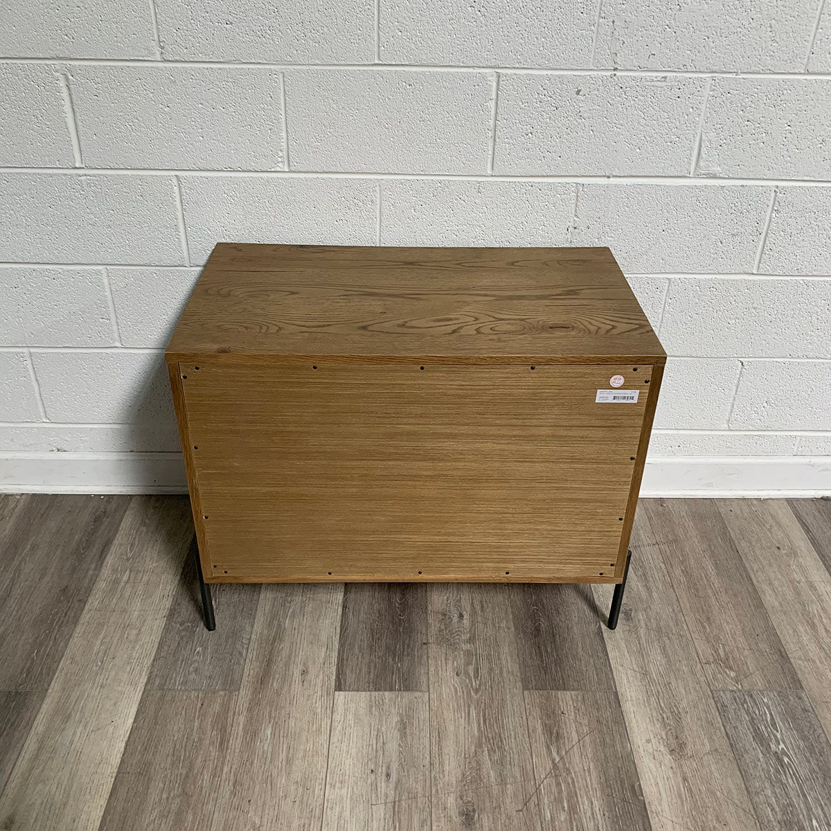 Wood Night Stand with 3 Drawers