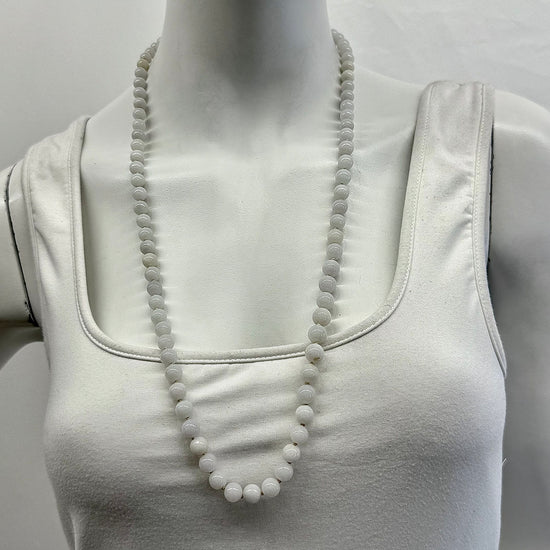30" Jade Bead Necklace