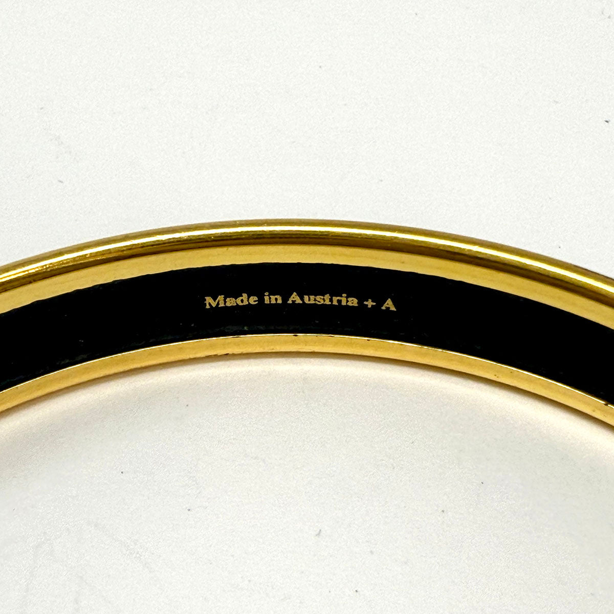Hermes Narrow Enamel Bangle Bracelet