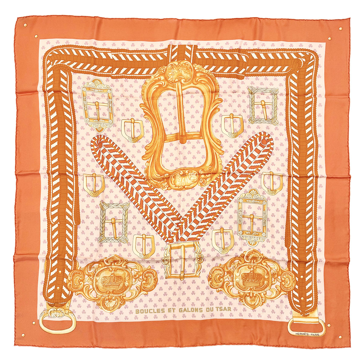 Hermes "Boucles et Galon du Tsar" Scarf