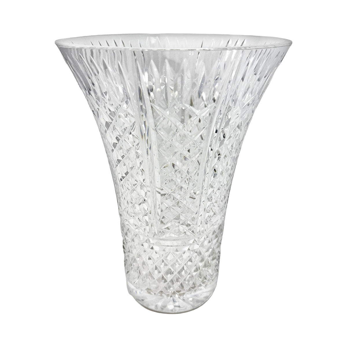Waterford Vase 10" Diamond Cut