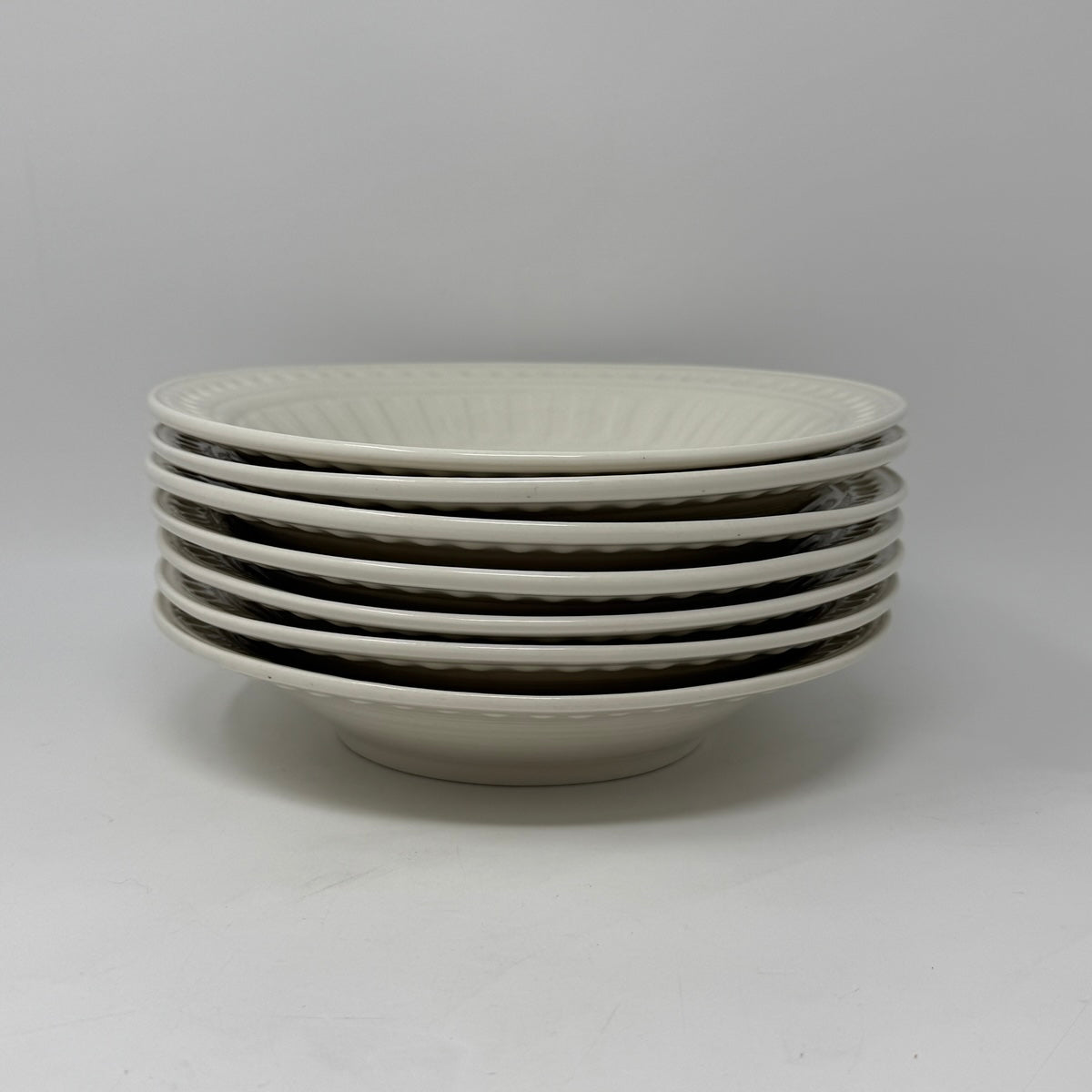 Frances Palmer Buffalo Pottery Set of 7 Pasta Bowls