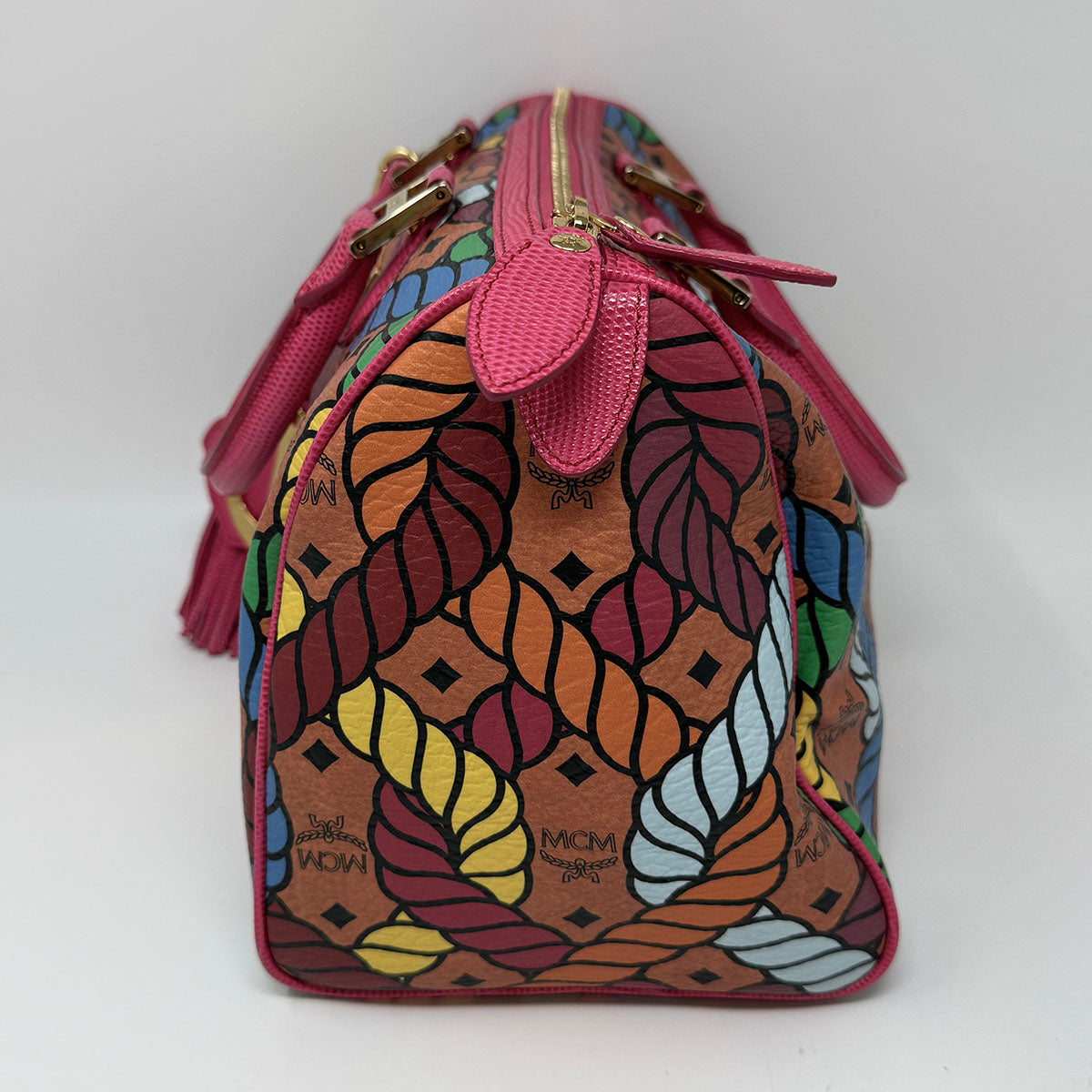 MCM X Craig Redman Visetos Handle Bag