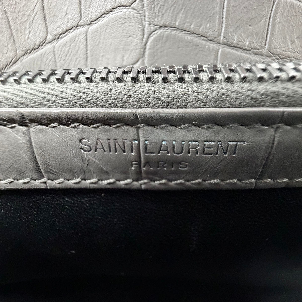 Saint Laurent Embossed Leather Crossbody