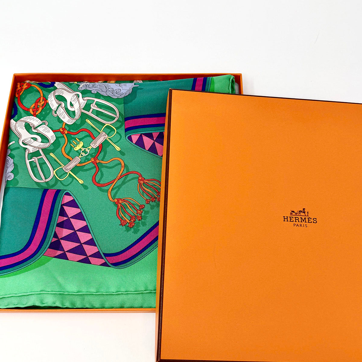 Hermes "Bouquets Sellier" Scarf