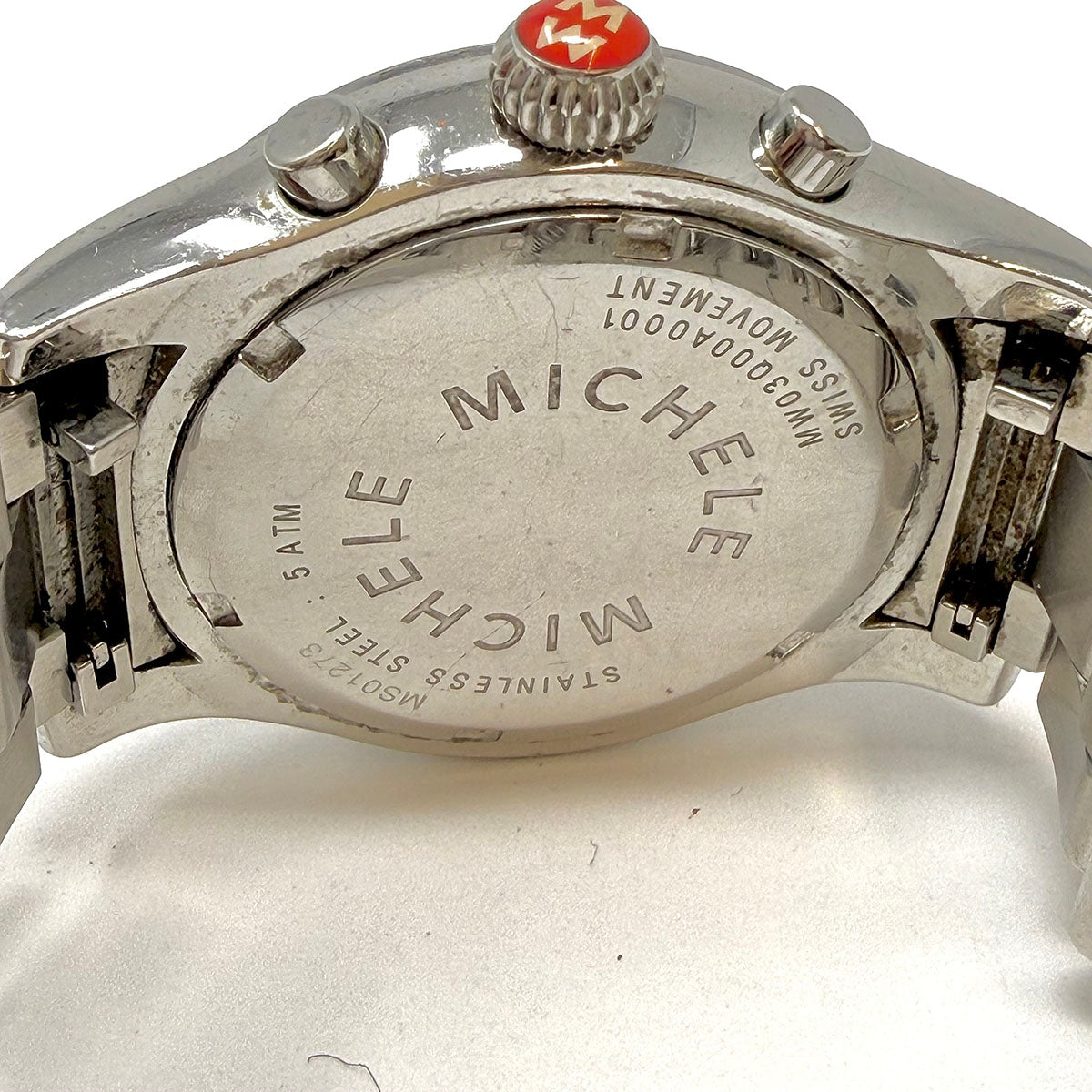 Michele Deco Diamond Chronograph Watch