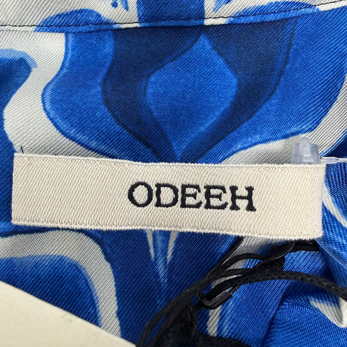 Odeeh Midi Silk Print  Dress with Belt