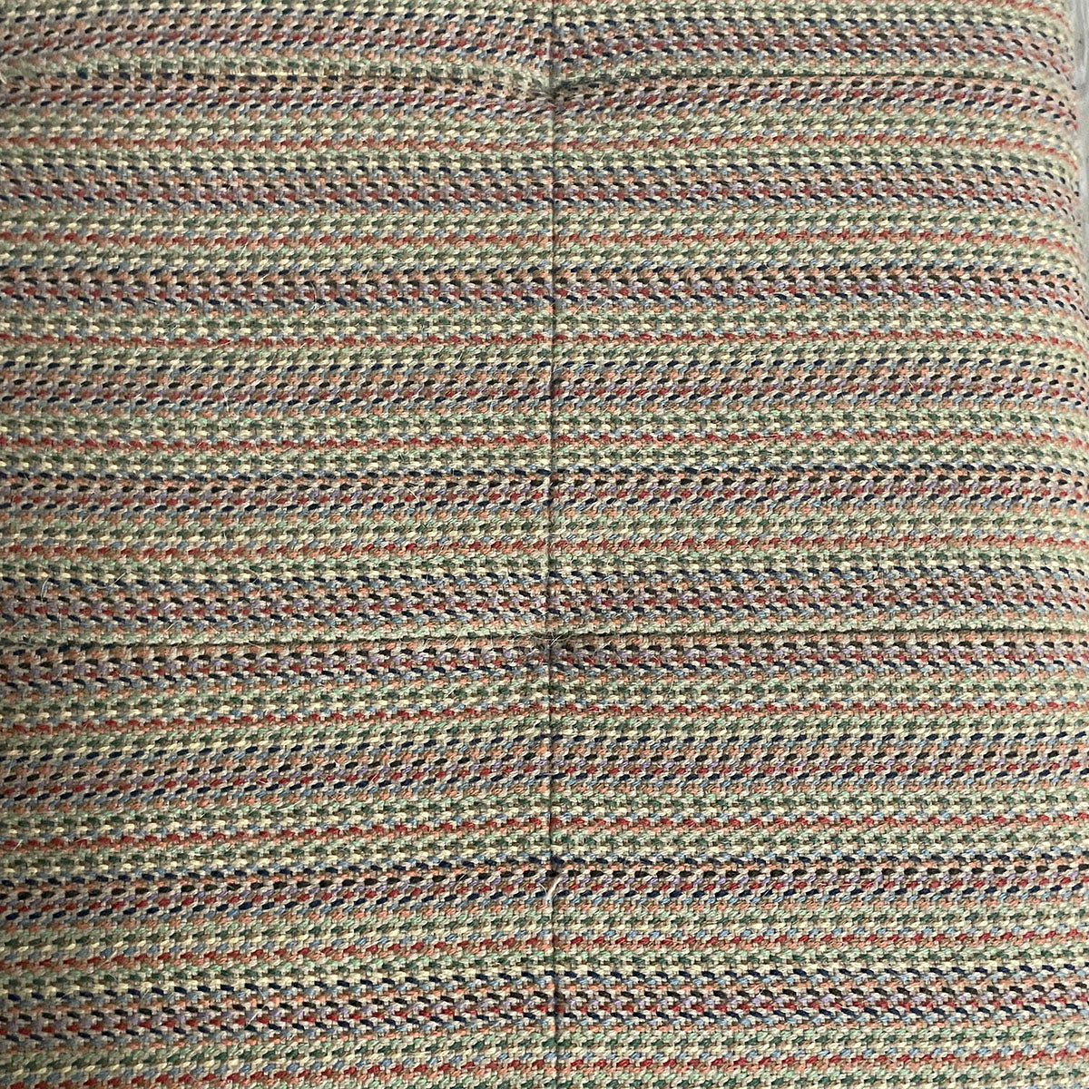 Multi-Color Woven Square Ottoman