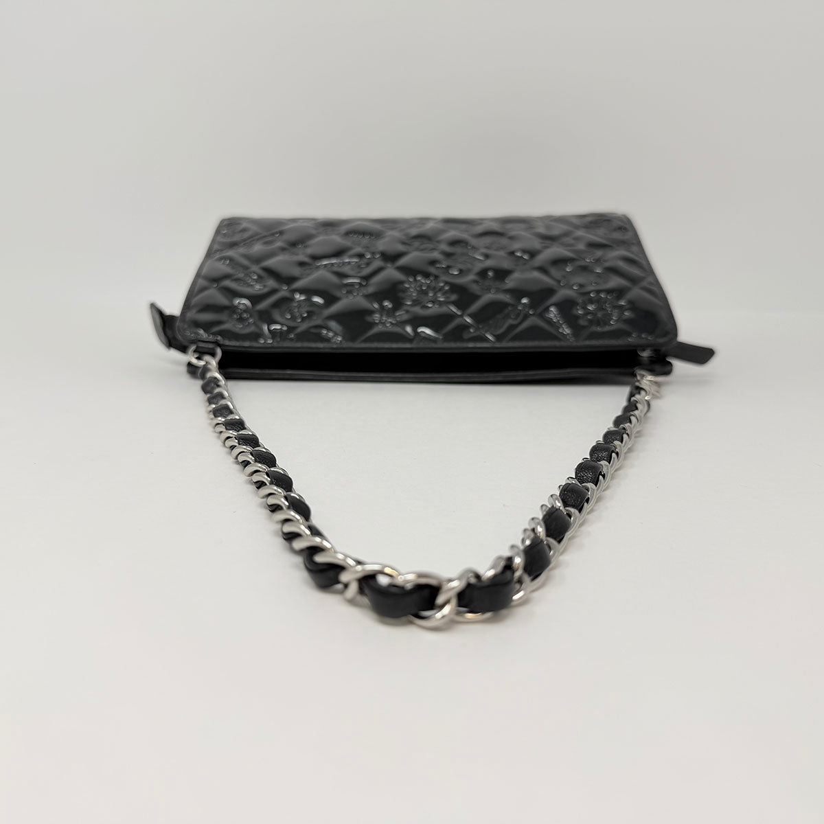 Chanel Embossed "Lucky Symbol" Pochette