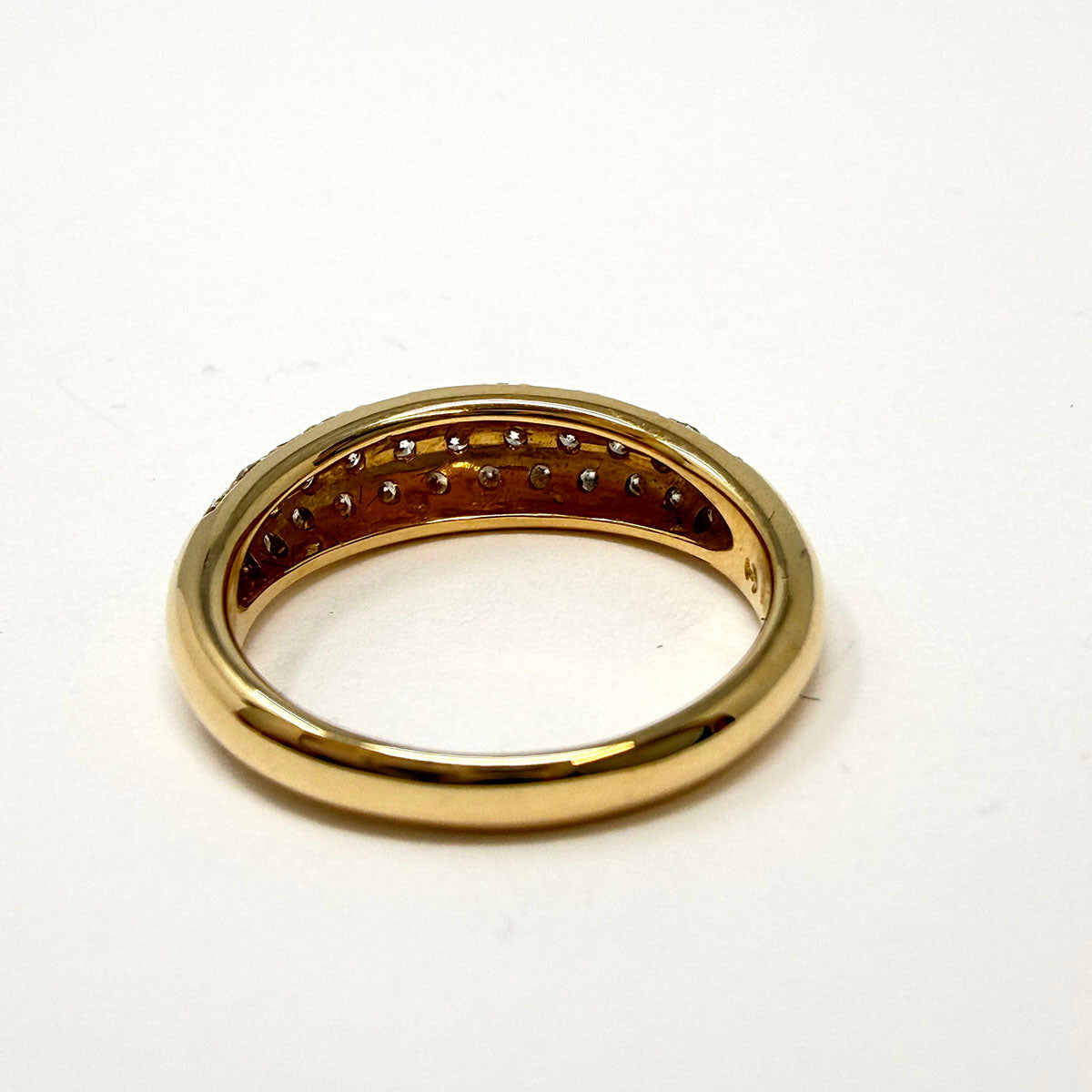 18K Gold Ring with Diamonds