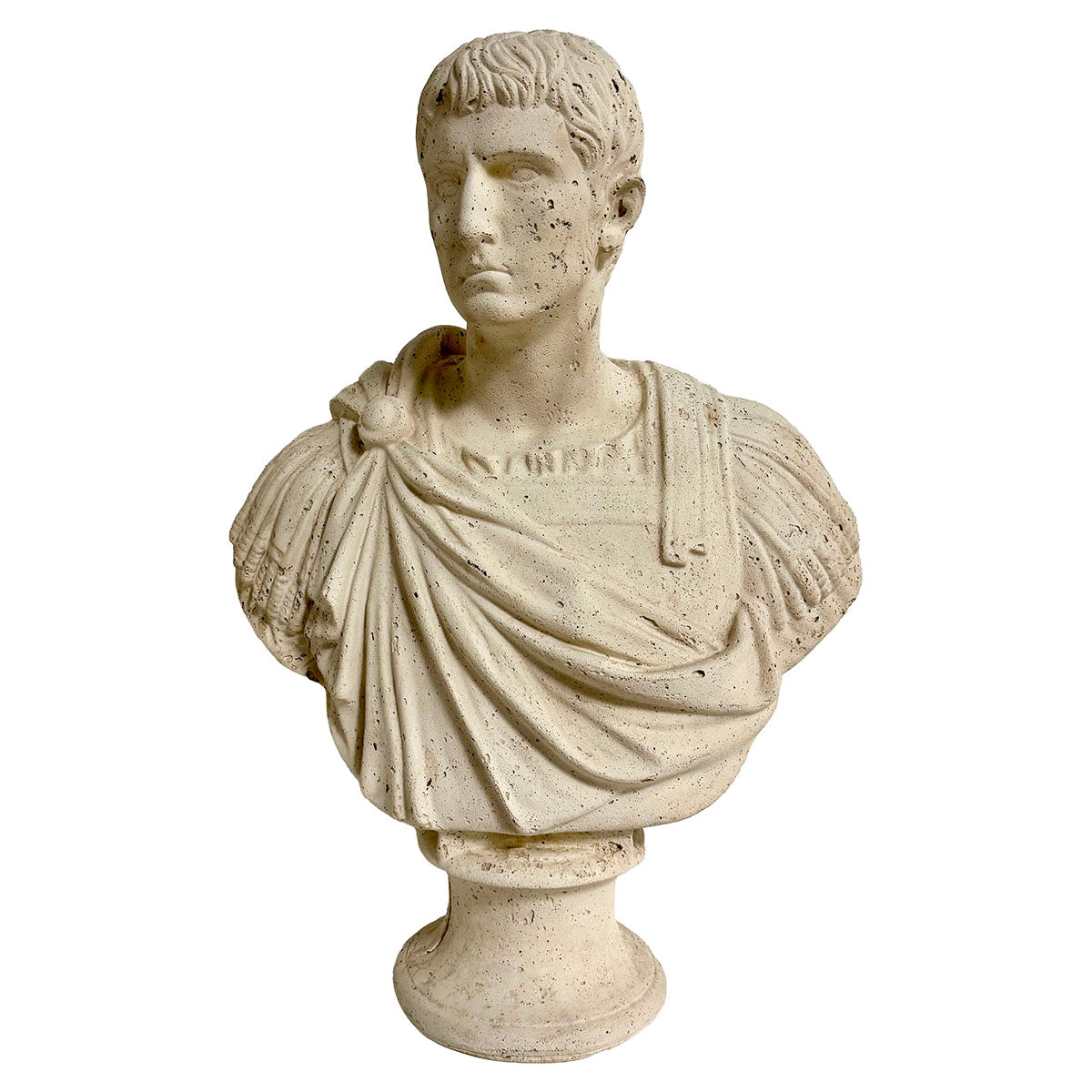 Faux Stone Roman Bust