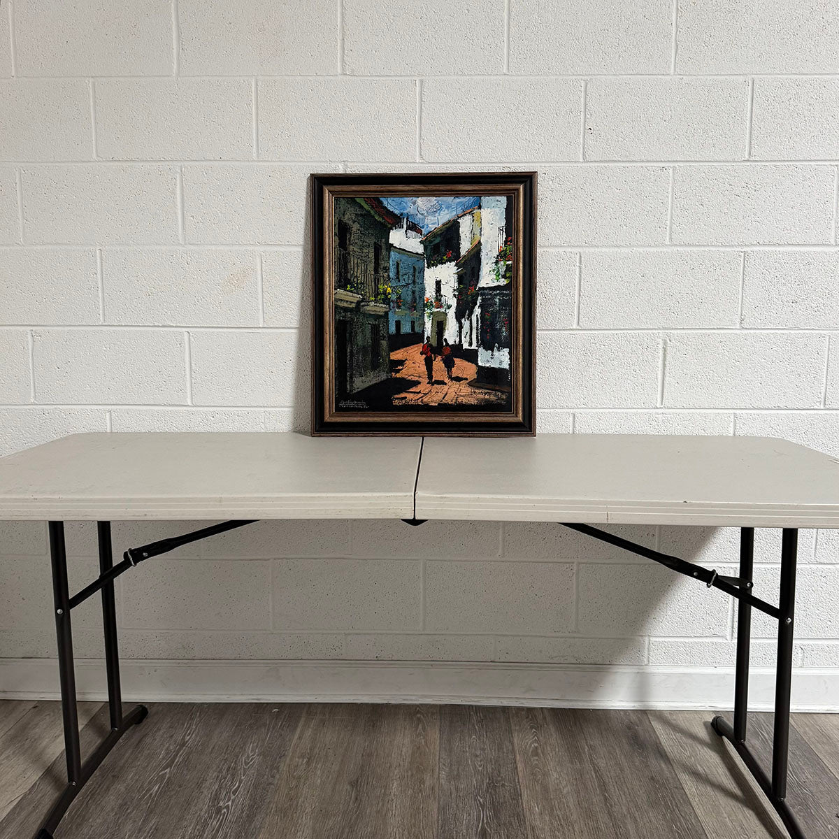 "Spanish Village" Signed and Dated '70