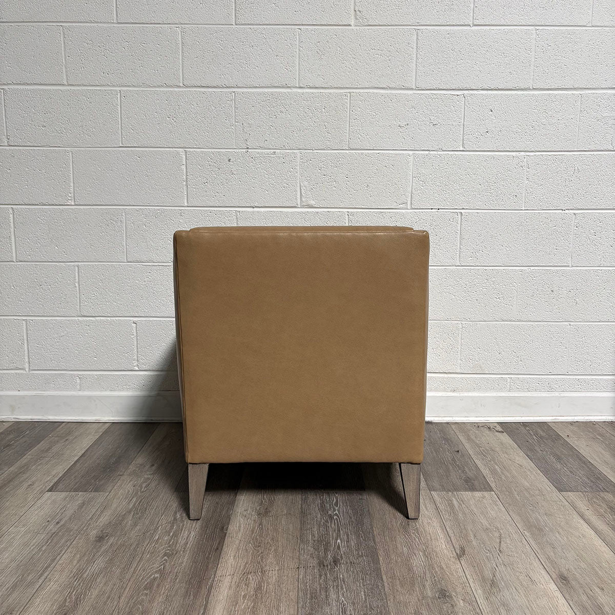 Pair of Accent Chairs with Sloped Arms