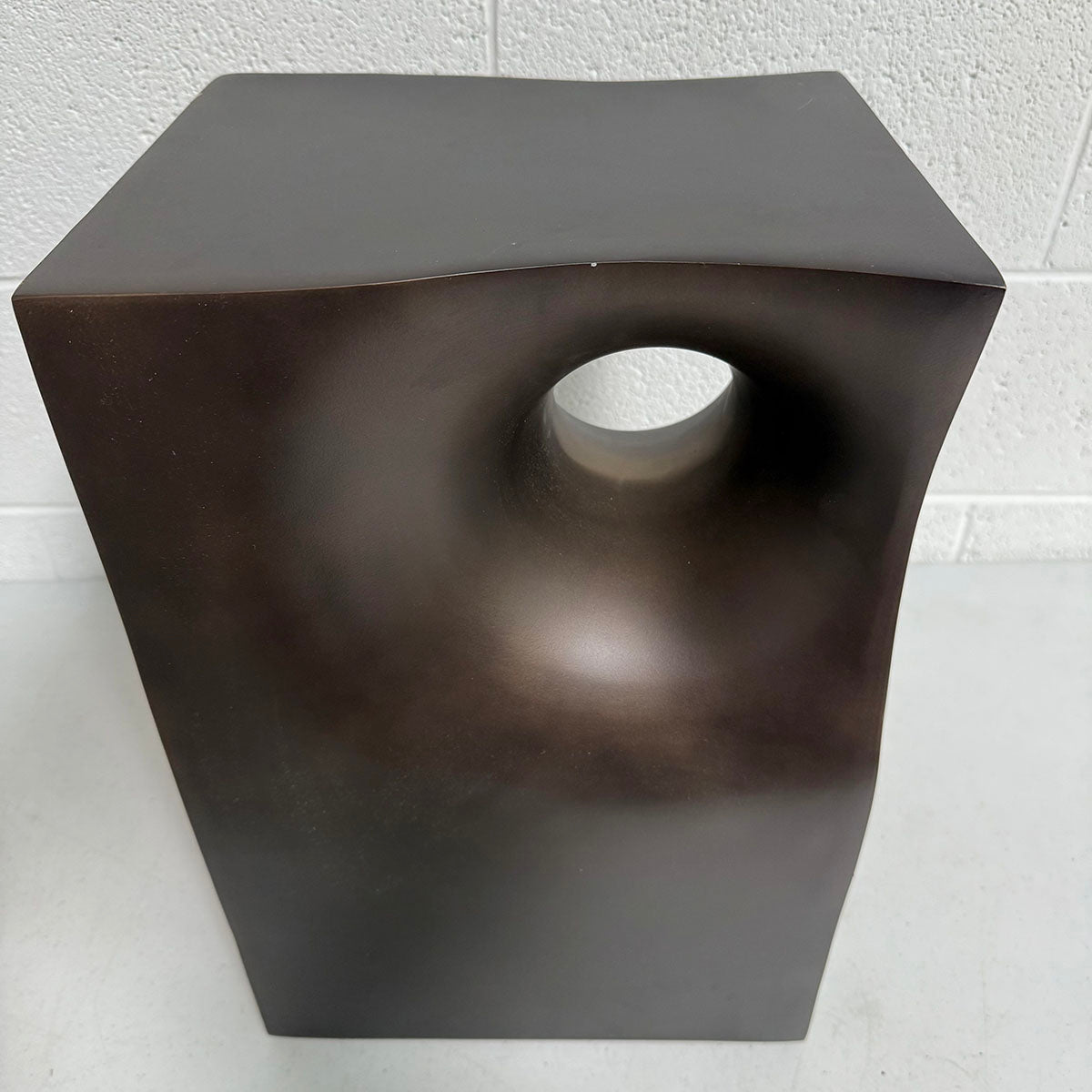 "Fried Egg" Pedestal Stand/Small Table