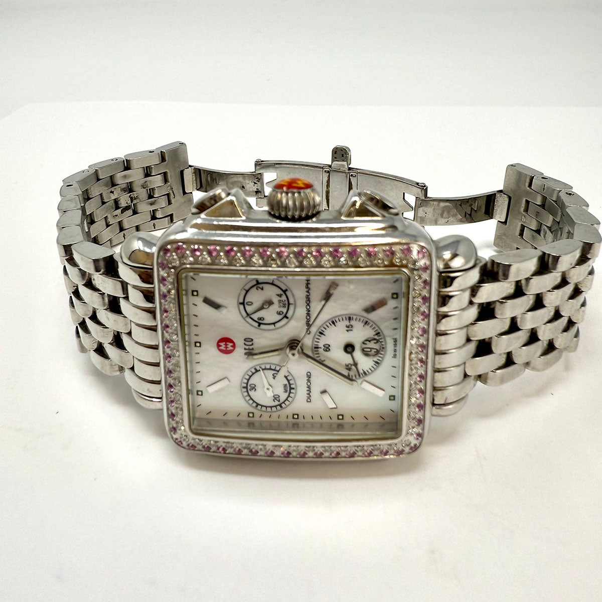 Michele Diamond Chronograph Watch