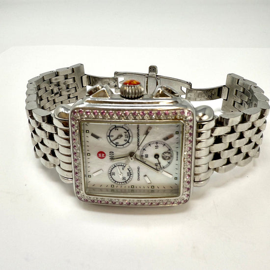 Michele Diamond Chronograph Watch