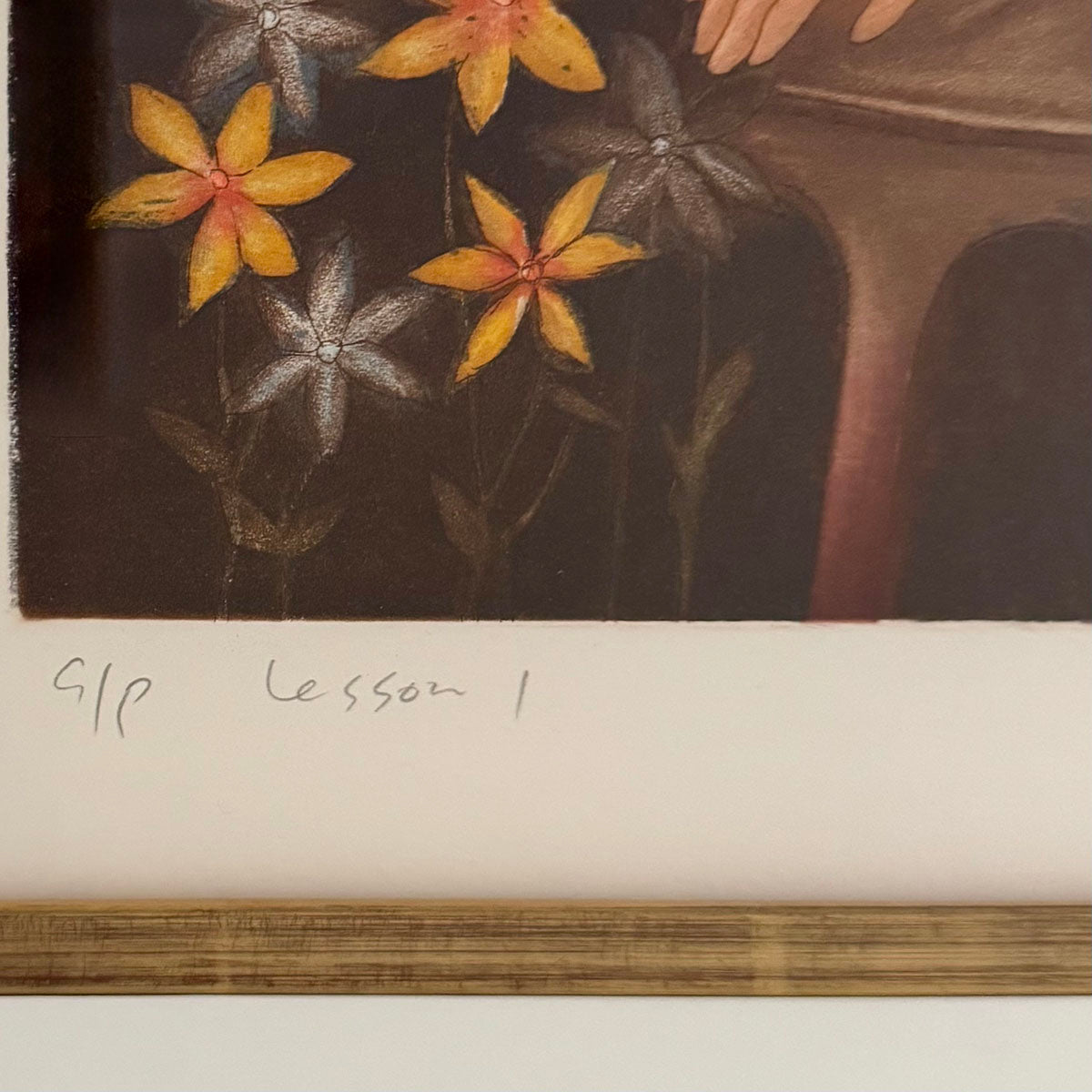 "Lesson III" Etching Aquatint S/P Signed