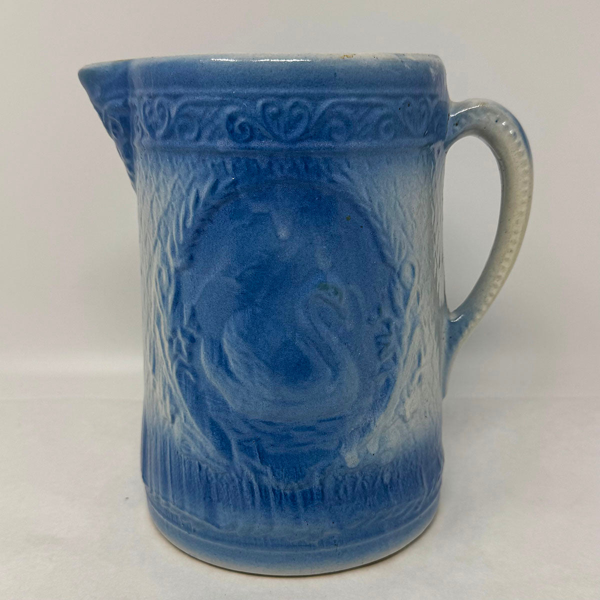 Swan Salt Glaze Pitcher