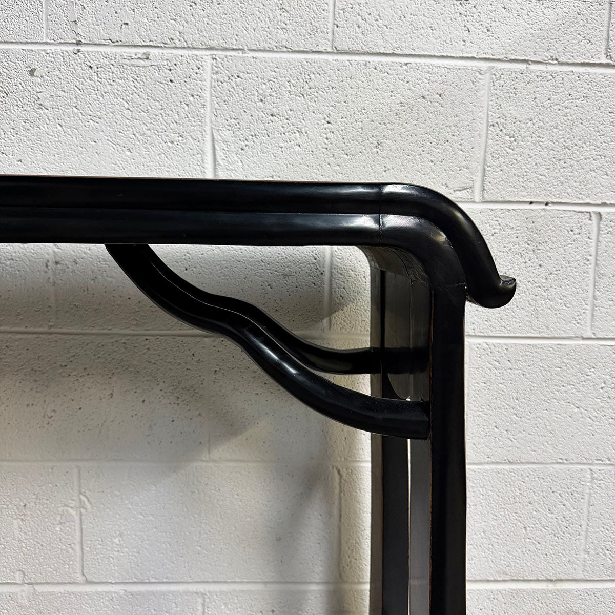 Black Asian-Inspired Console Table
