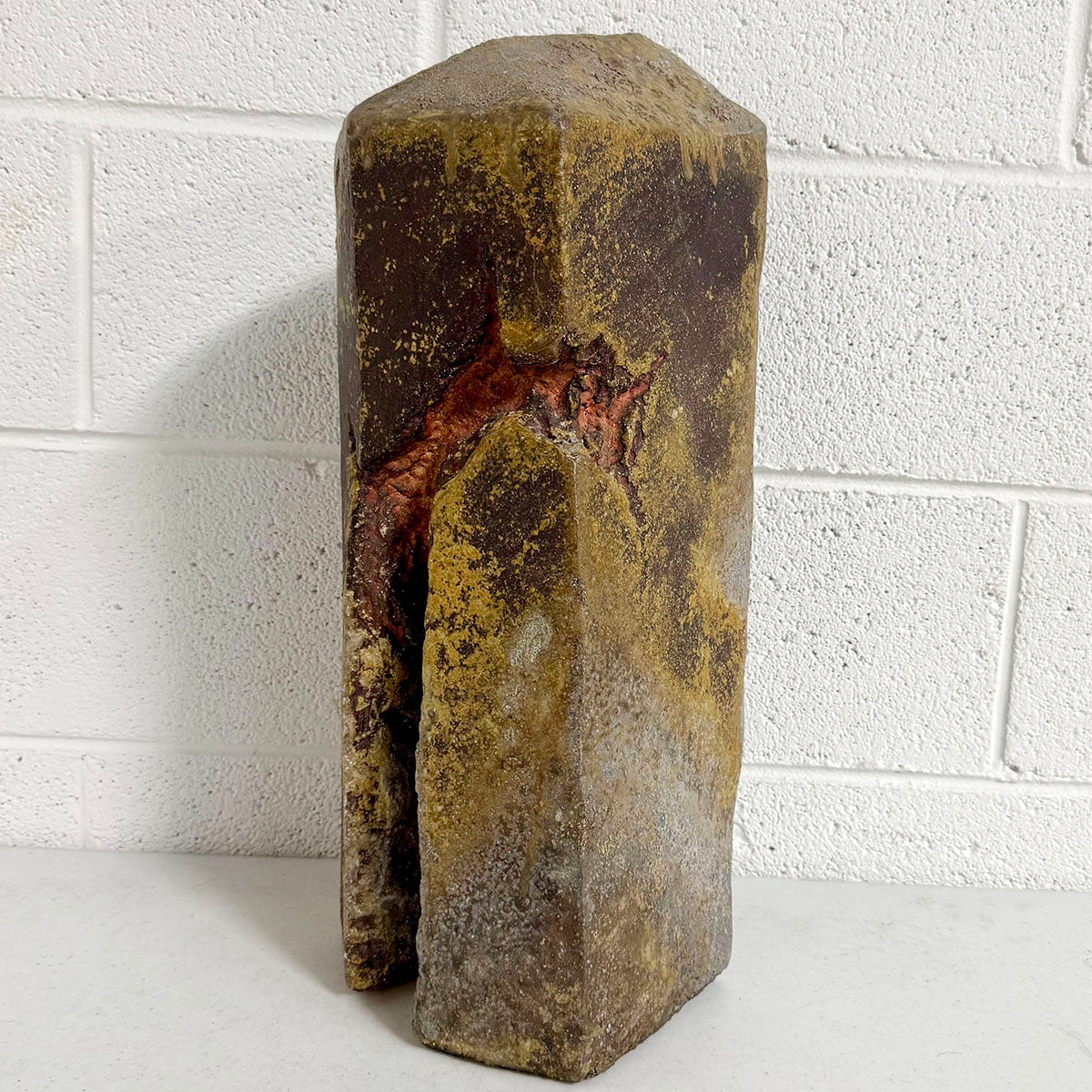 Sculpture by Casey Zablocki Ceramic Brutalist Architectural
