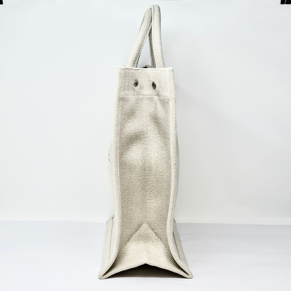 Saint Laurent "Rive Gauche" Canvas Vertical Tote