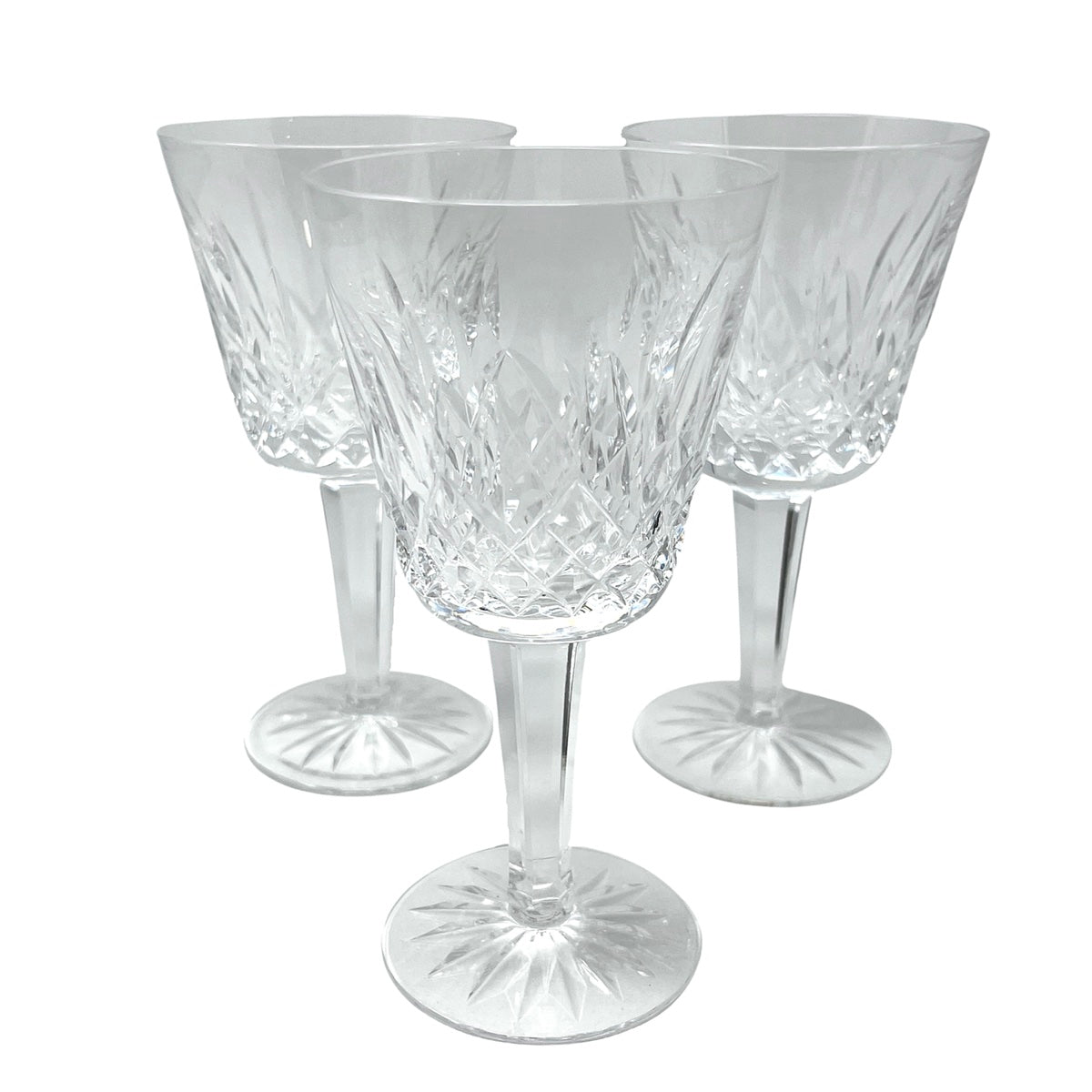 Set of 9 Lismore Wine Glasses