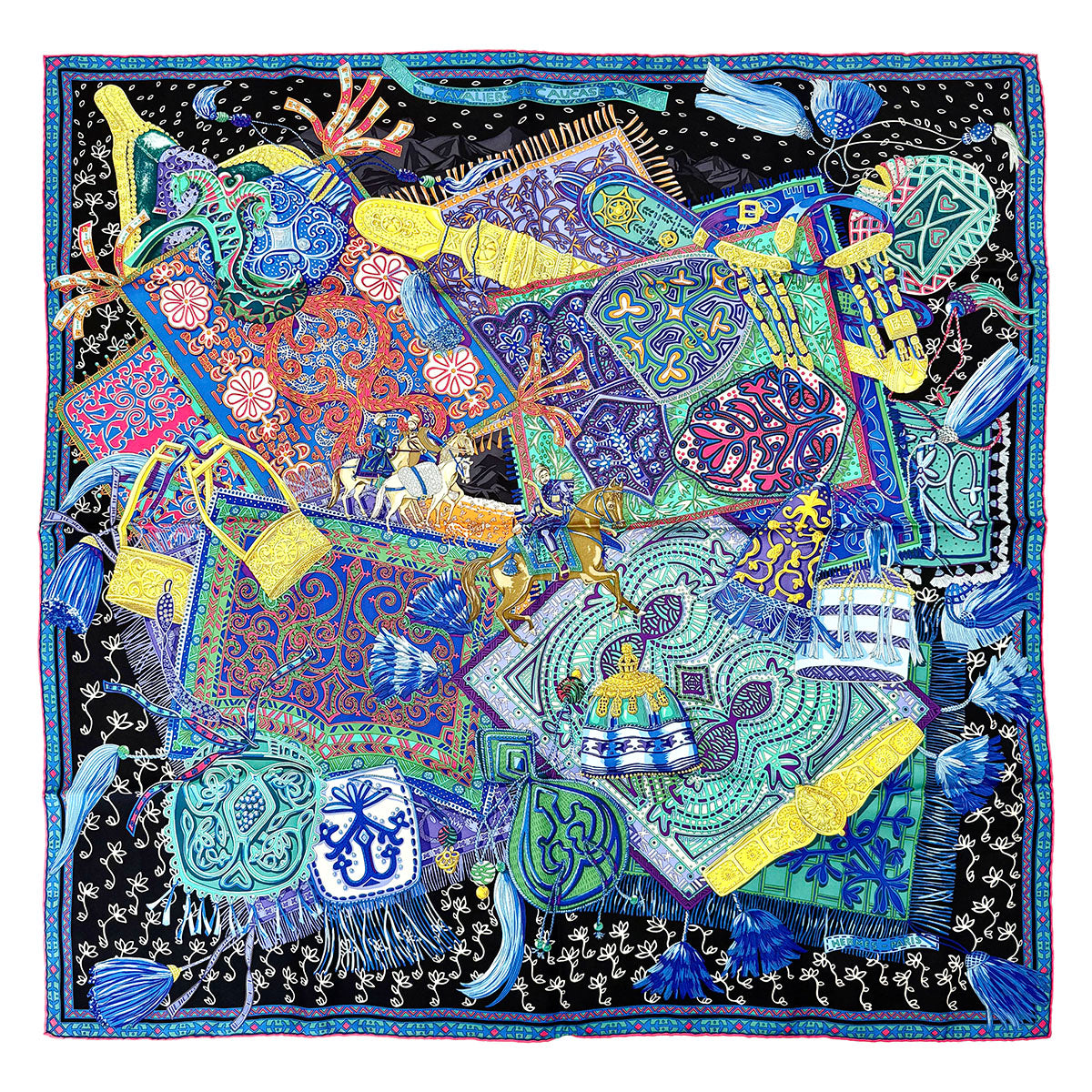 Hermes "Cavaliers Du Caucase" Scarf