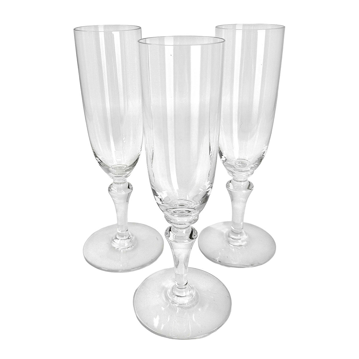 Baccarat Normandie Champagne Flutes Set of 6