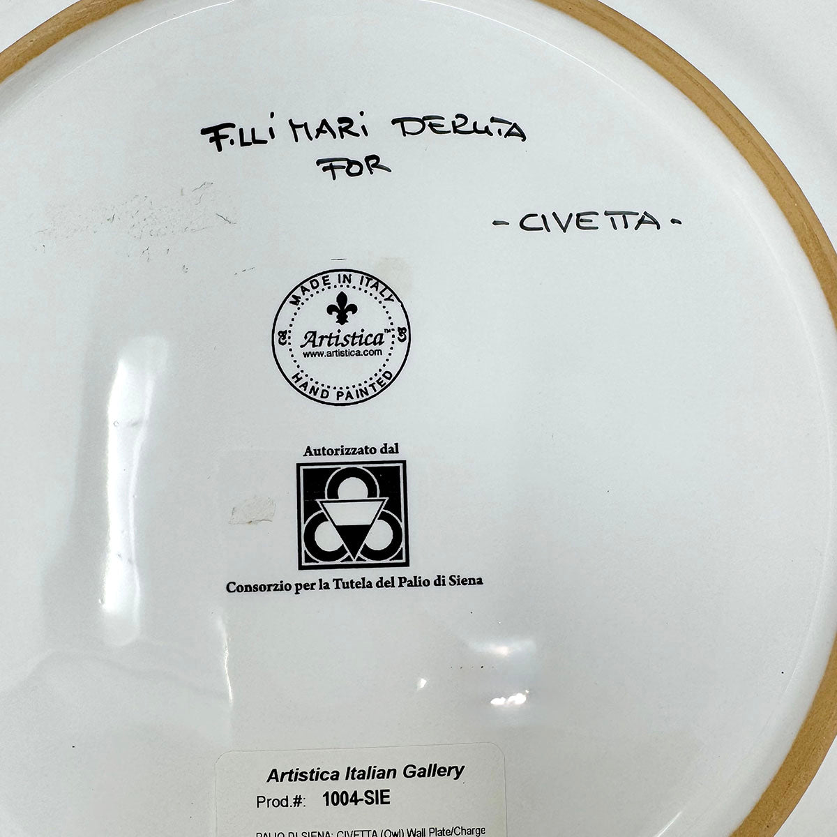 Deruta Hand painted Wall plate
