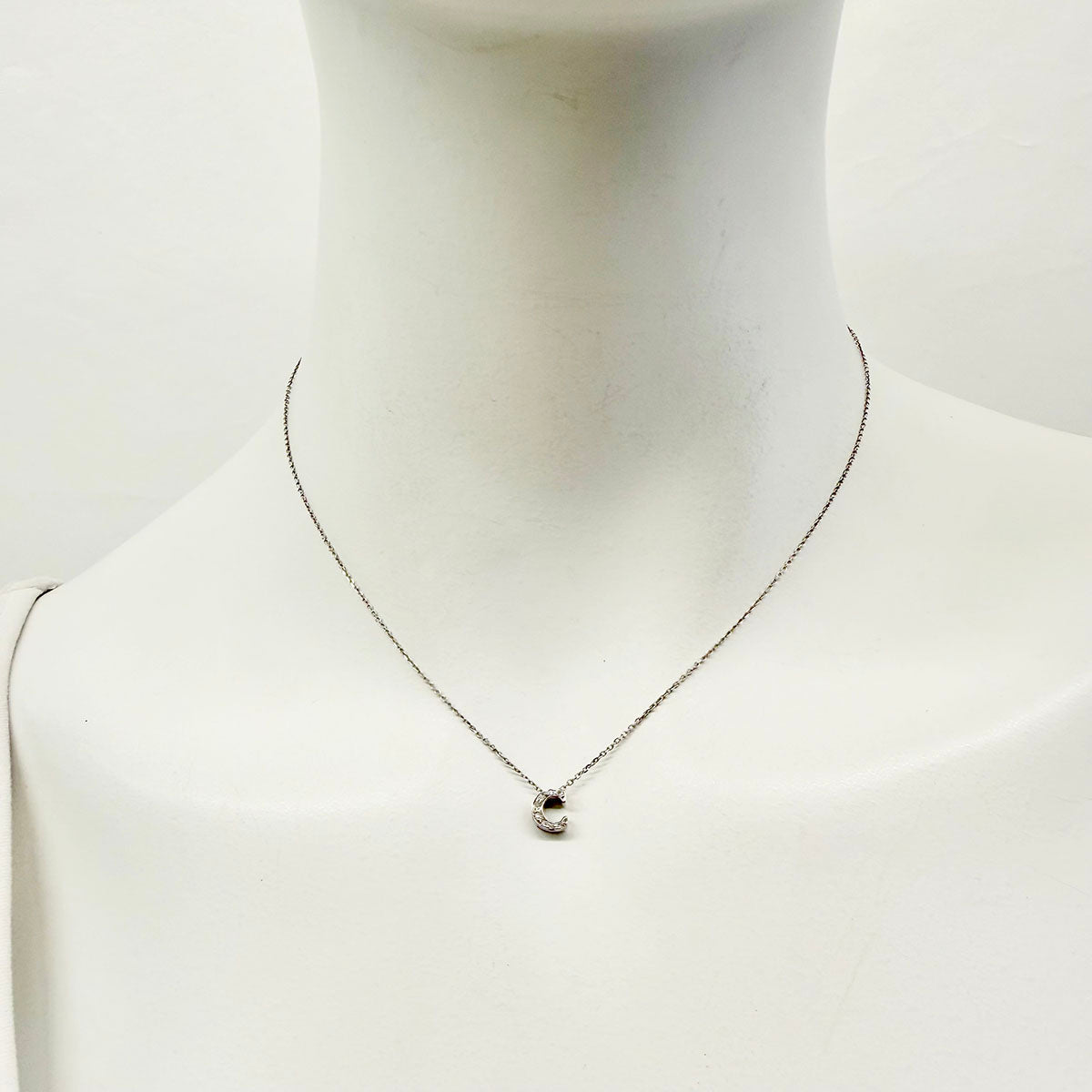 "C" Pendant Necklace
