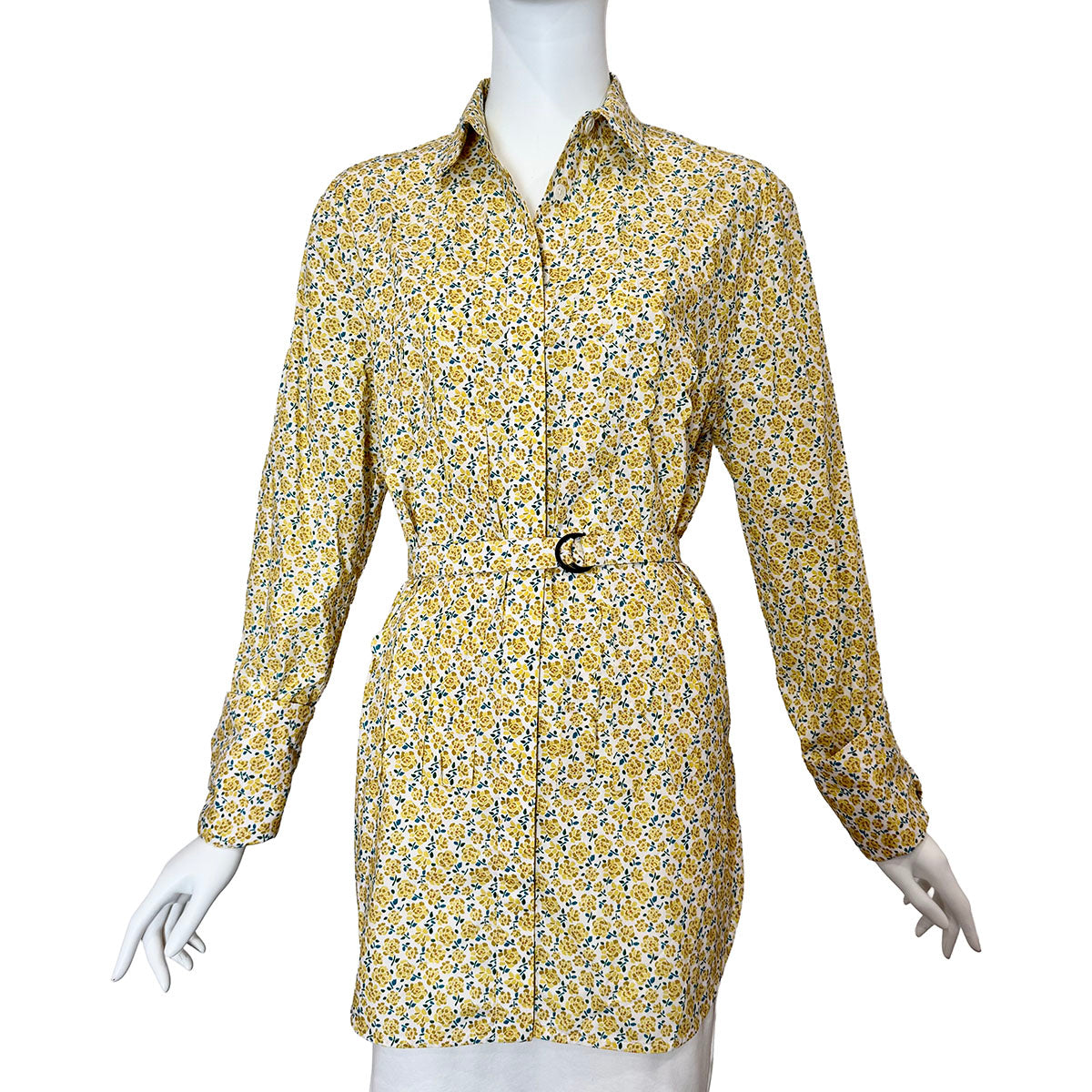 Nackiye Belted Floral Printed Tunic