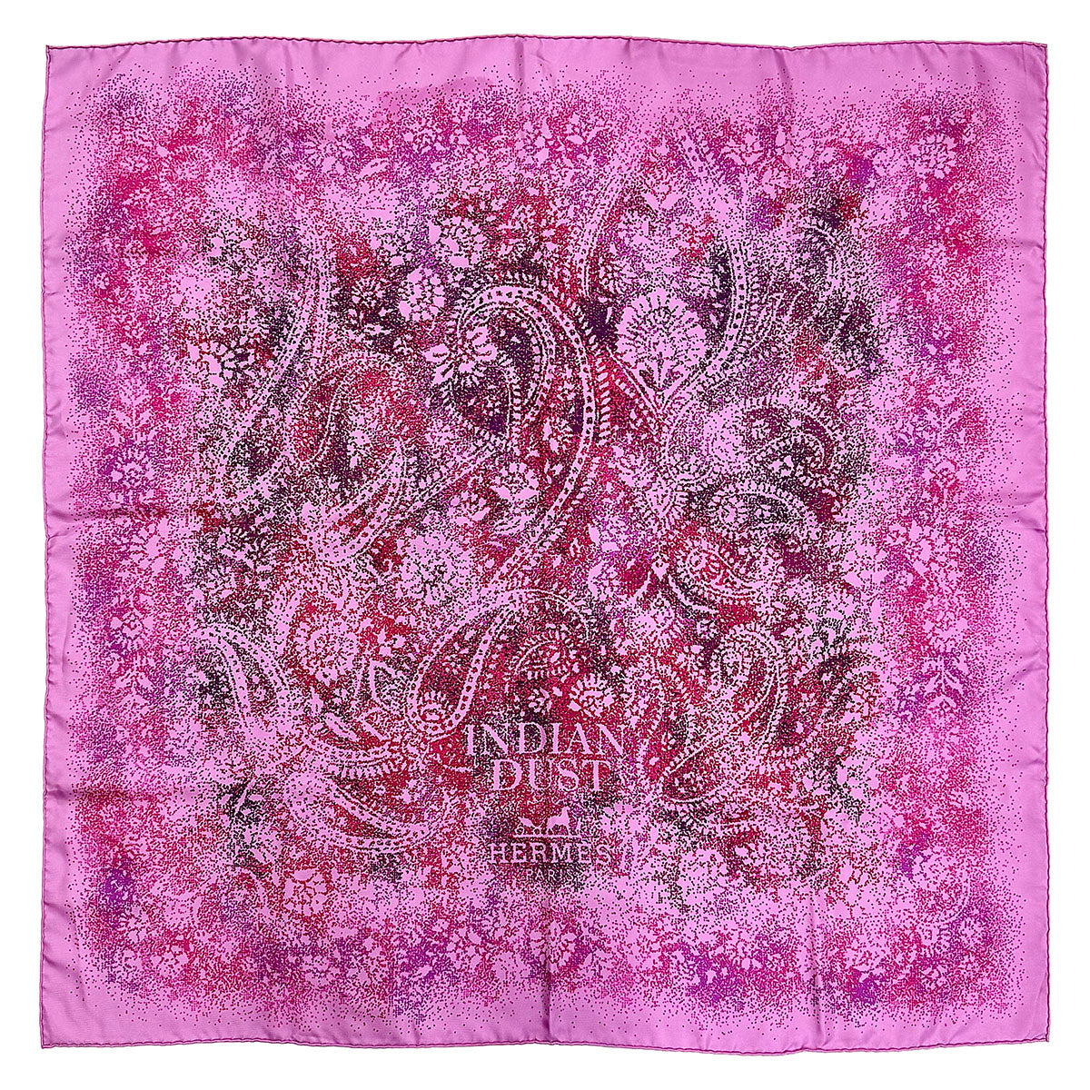 Hermes "Indian Dust" Silk Scarf