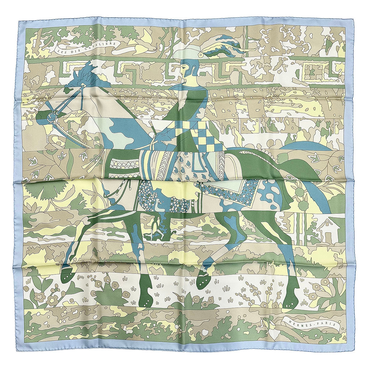 Hermes "Les Dix Cavaliers" Scarf