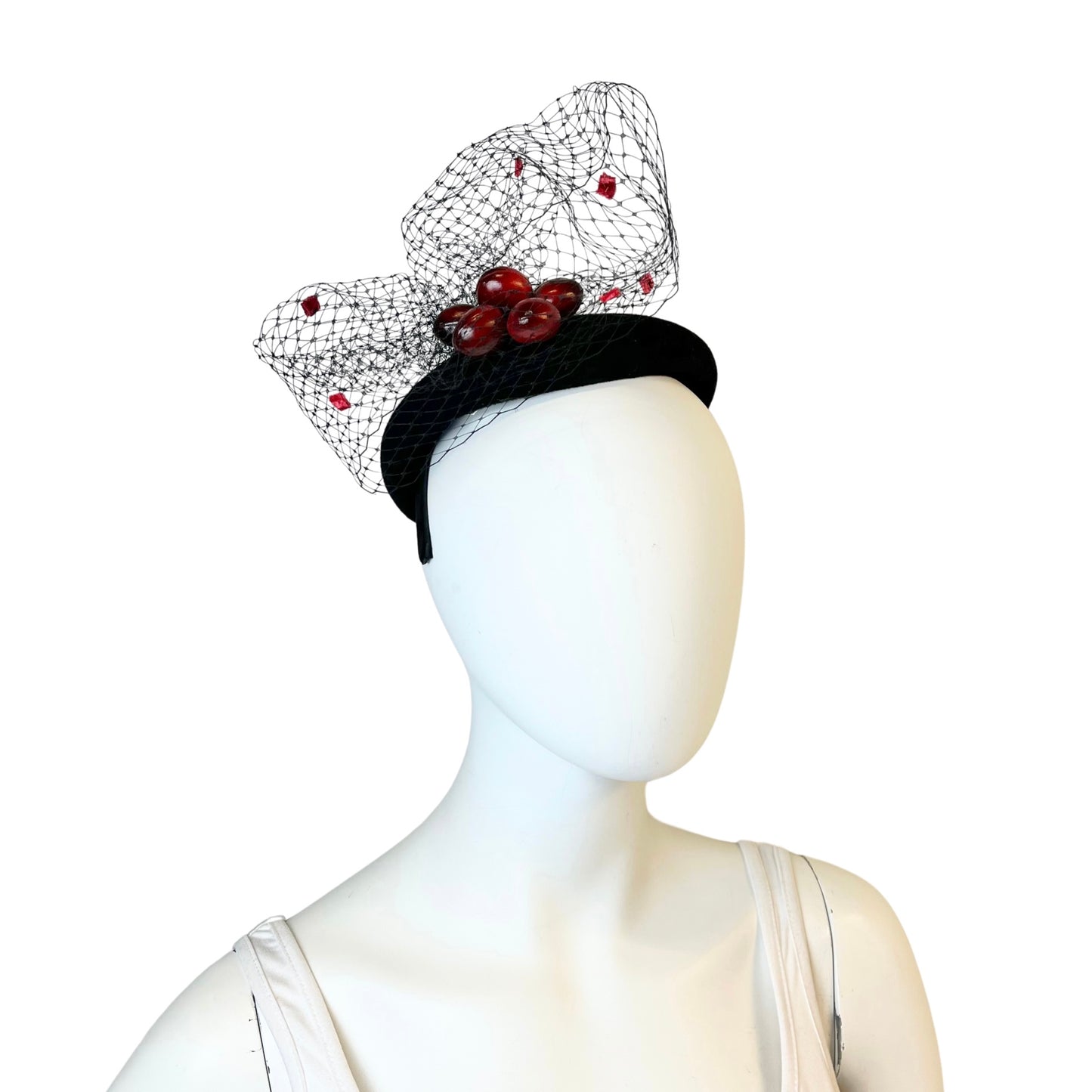 Fascinator with Cherries